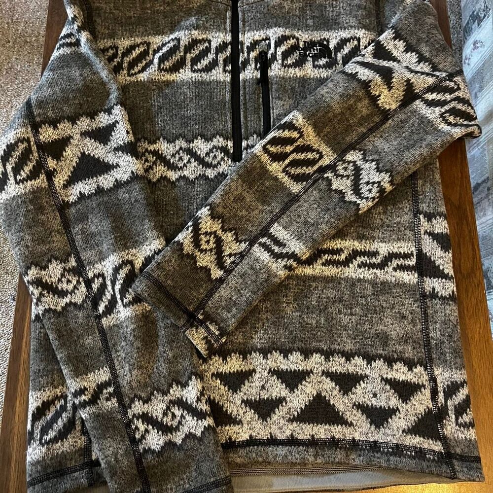 The-north-face Men's Grey and Brown Sweatshirt